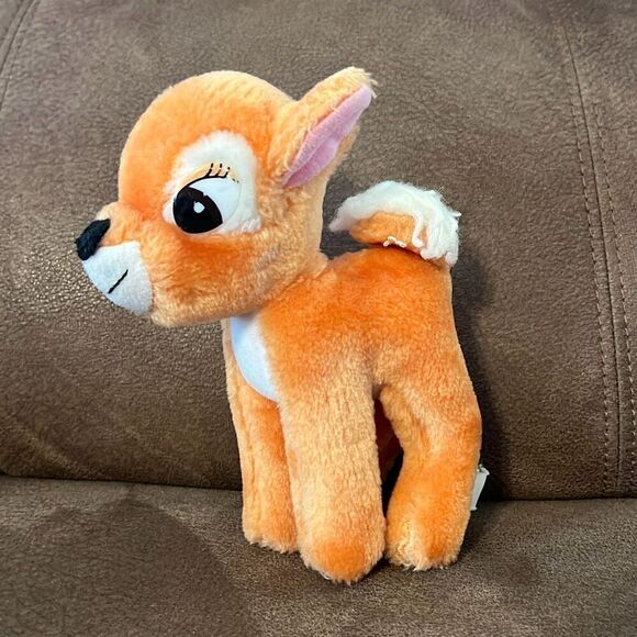 Vintage 1980’s Walt Disney Bambi 7” Plush Stuffed Animal - Picture 1 of 13